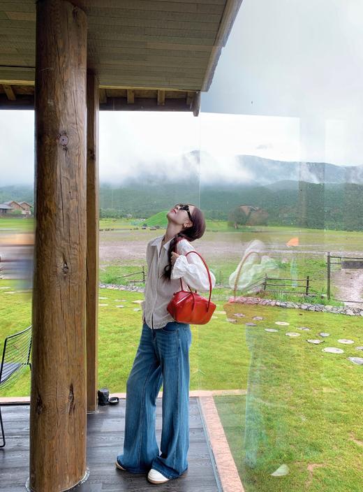 <曾小咸推荐>2.22现货秒杀 ！微信超特价！韩系收腰绣花长袖衬衫 日常219.99 立减130 秒杀89.99！！ 商品图8