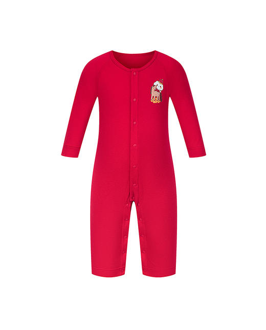 【5F】爱慕儿童暖阳鸿运阿慕长袖连体爬服  AB375K841 商品图3