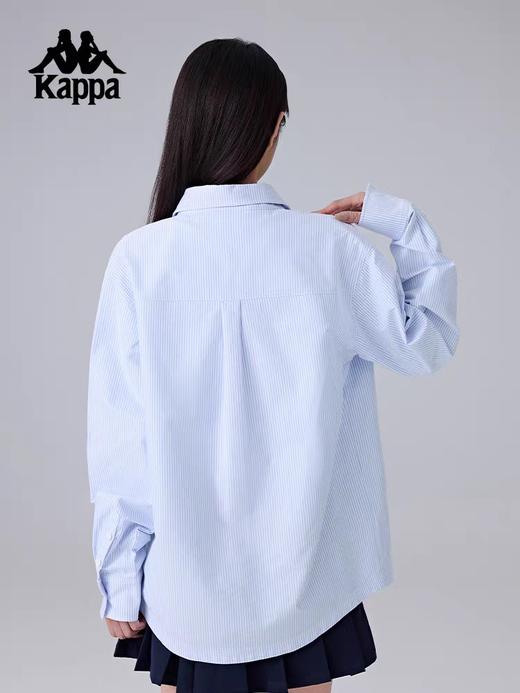 XXMKappa卡帕背靠背新款运动衬衫男款休闲开衫外套女长袖polo衫上衣 商品图1