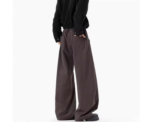 F020533时尚腰带西裤弯刀裤高质量百搭长裤情侣款 商品图5