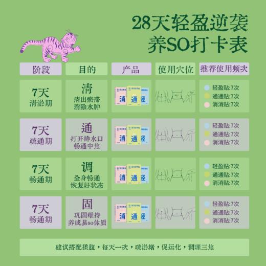 【大餐救星 全身贴贴套组】白芍腹贴+黄芪腿贴+轻盈腰贴（2个套组可选「14贴/盒」轻消通）Y 商品图3