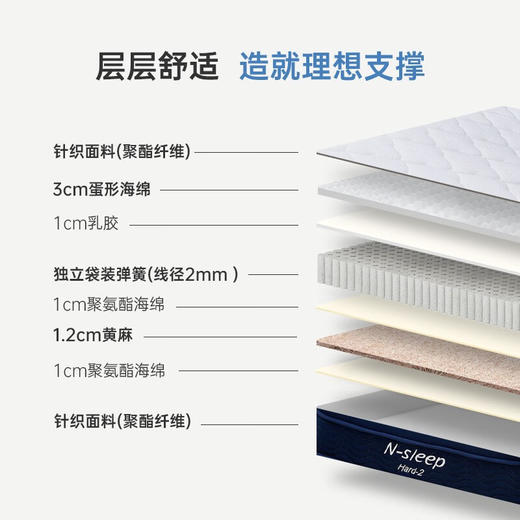 【家具】床垫两面可用加厚袋装弹簧抗菌N-SLEEP CH系列 商品图6