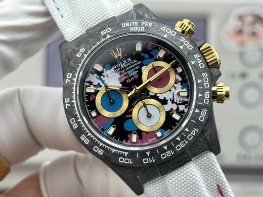Noob official➕ Factory ROLEX宇宙计时迪通拿系列之碳纤维定制版，腕表不仅佩戴轻便，外表坚硬。且每一只腕表都拥有独一无二的碳纤花纹材质📦📦📦📦📦📦📦📦📦📦❕ 商品图3
