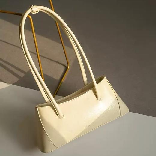 Mescolato 意大利手工新款法棍包小众设计品牌头层牛皮单肩腋下包 商品图1