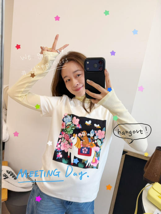 2602114    “新春”印花短袖T恤 商品图3