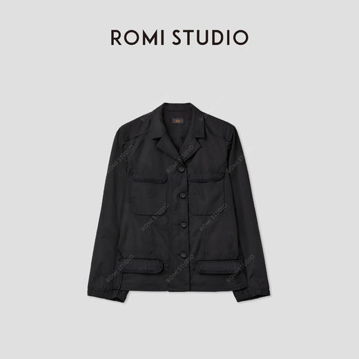 ROMI STUDIO“美式复古”多口袋立体剪裁中古工装夹克RWCAWU4767 商品图0