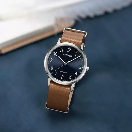 西铁城/CITIZEN光动能日历小牛表男表BJ6501-10L 商品图4