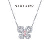 FLY·永恒之环系列 ShiningHouse[培育] 18k金钻石项链 粉钻人工真钻人造钻石K金项链可调节时尚钻石项链【此商品不支持7天无理由退货退款】预计3日发货 商品缩略图1