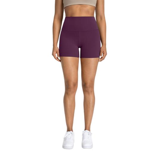 跃牌【倚窗听雨】Athena lulu瑜伽裤女NlLlT尼龙66黄油三分裤运动跑步速干芯吸短裤DK161 商品图3