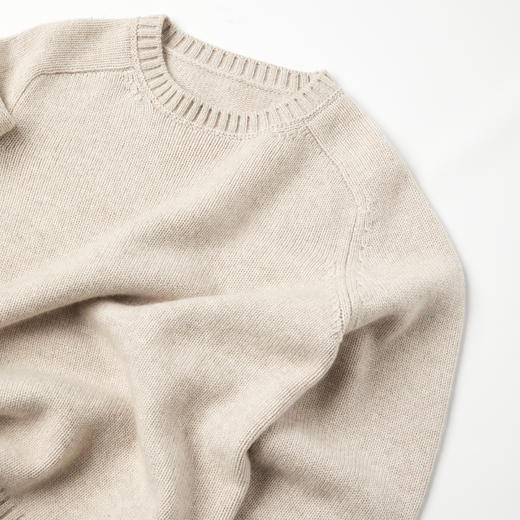 ROMI STUDIO“简约老钱”山羊绒+绵羊毛5针套头毛织上衣RWCWSG6952 商品图4