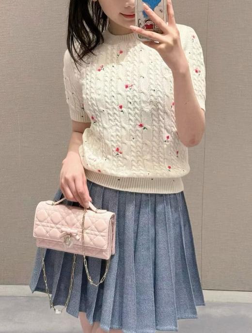 女款刺绣短袖针织衫ba010 商品图3