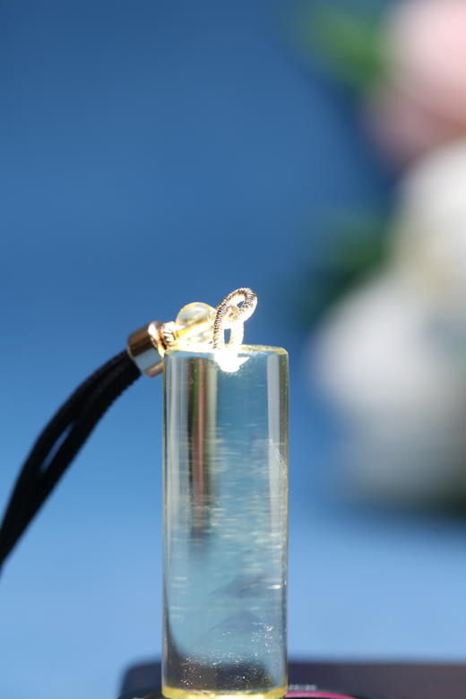 迷罗元和堂 | 黄水晶柱净体吊坠 高约4.6cm 【器悟雅玩】 商品图2