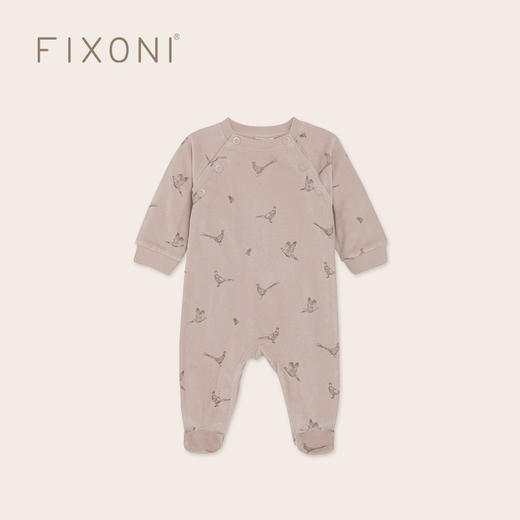 【云优选】FIXONI 长袖丝绒连体衣-限时清仓 商品图2