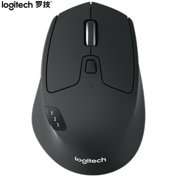 罗技(logitech)M720 无线蓝牙鼠标 办公鼠标 商务家用笔记本电脑鼠标 优联 带无线2.4G接收器  黑色 商品图2