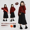 女童裙子套装新款红色喜庆新年装儿童套头毛衣半身裙两件套女大童 商品缩略图1
