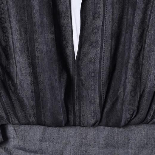 J5226SDSA男装2026新款高贵轻奢时尚前短后长设计立领假两件长袖T恤潮 商品图3