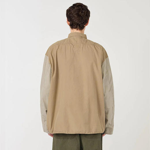 nanamica Pullover Shirt Jacket 宽松套头衬衫夹克 拼接外套 商品图3