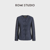 ROMI STUDIO羊毛桑蚕丝混纺手工丝绒盘扣新中式外套 RWDSWG2324 商品缩略图2