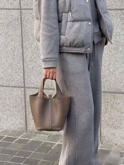 爱马仕 菜篮子18 大象灰 togo皮 手提包 商品图2