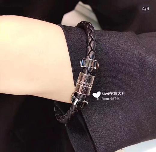 F020515简约不失时尚编制皮绳转运珠手镯手链 商品图7