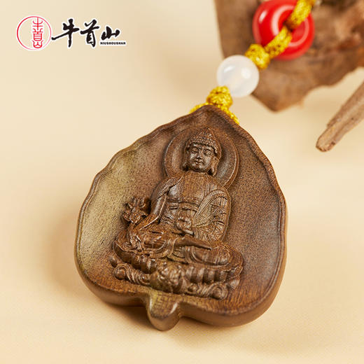 牛首山文创阴沉木菩提六顺挂件车载挂饰包挂平安健康招财新年礼物 商品图3