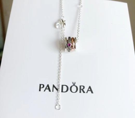 F020512迷你心形设计转运珠蜜语筒项链 商品图3