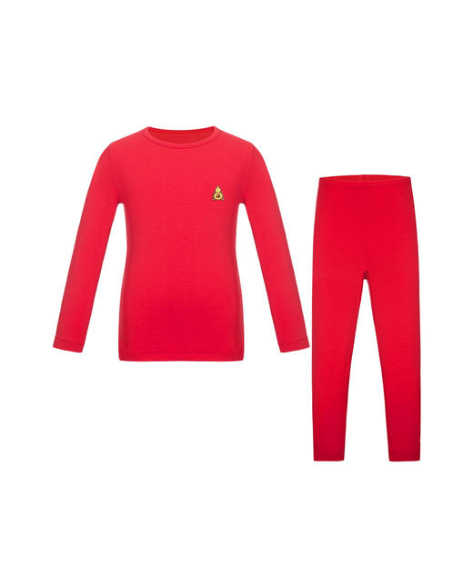 【5F】爱慕儿童奶皮新年开运暖衣套装 AK374G801 商品图3