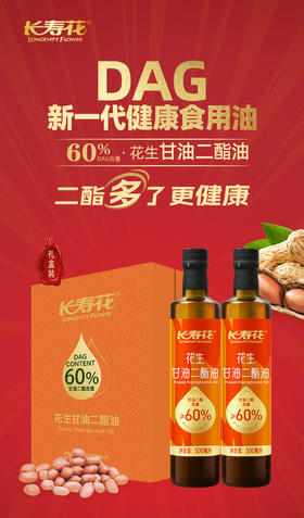 60%高含量花生二酯油，轻酯减负更安心