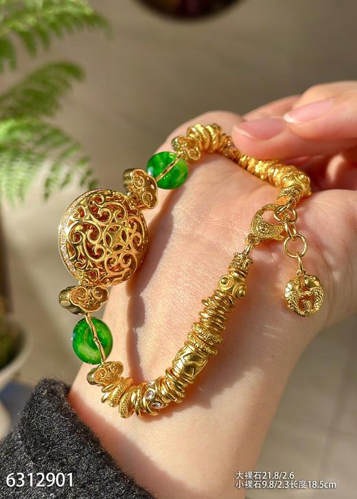 6312901，平安扣手链。具体价格微信咨询 商品图6