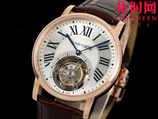 新款上市 诚意展现尊贵典雅--RMS卡地亚伦敦陀飞轮系列 Rotonde系列 浮动式真陀飞轮 男士腕表 表径40mm 商品图1