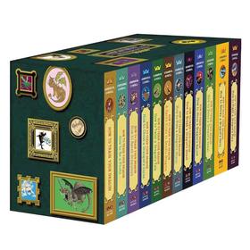 【蓝思910L+ 赠原声音频】驯龙高手12册全套盒装 How to Train Your Dragon 电影同名原著