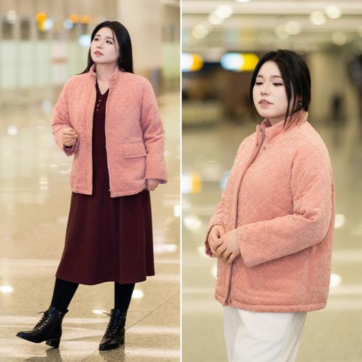 现货，今天发货！【绗缝菱格棉服】💗洋气减龄小棉袄，半高领简约款，保暖短款 商品图0