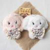 围兜小兔对装挂件毛绒匙扣-纪念日百货门店同款169694749 商品缩略图0