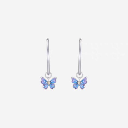 2楼Fellala/翡拉拉「蝴蝶」设计感耳环高级感耳饰货号926434101吊牌价1199现价1079 商品图1