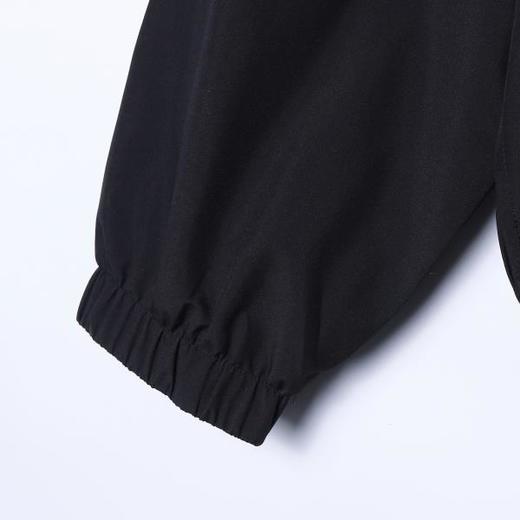 SDSA男装2026新款高贵轻奢美式复古纯色褶皱拉链立领夹克外套百搭 商品图3