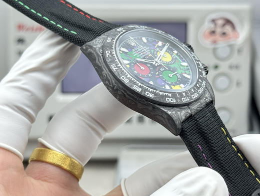 Noob official➕ Factory ROLEX宇宙计时迪通拿系列之碳纤维定制版，腕表不仅佩戴轻便，外表坚硬。且每一只腕表都拥有独一无二的碳纤花纹材质📦📦📦📦📦📦📦📦📦📦❕ 商品图5