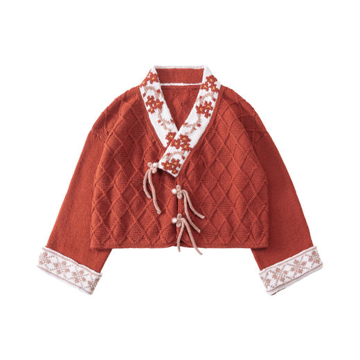 苏苏姐家岁寒开衫手工diy棒针外套羊毛线外套编织毛线团材料包 商品图4