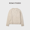 ROMI STUDIO“简约老钱”山羊绒+绵羊毛5针套头毛织上衣RWCWSG6952 商品缩略图5