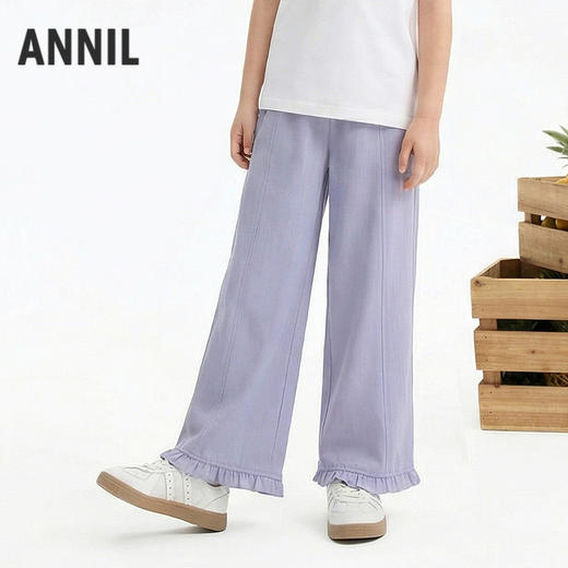 女童梭织单裤夏季新款安奈儿童装EG626758 商品图1