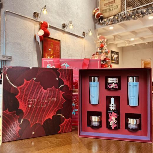 【女神狂欢嗨购】【保税仓直发·全球购】雅诗兰黛马年限定礼盒六件套 内含小棕瓶精华50ml、抗蓝光眼霜15ml、智妍胶原水50mlx2、智妍面霜（清爽）15mlx2 商品图7