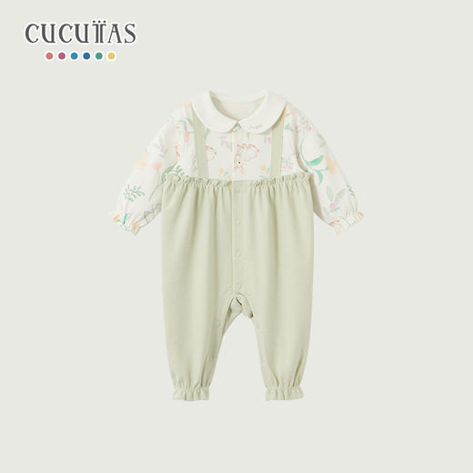 Cucutas女婴童连体服CY26SPW007花绿色调66#-80# 商品图0