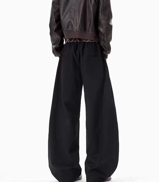 F020533时尚腰带西裤弯刀裤高质量百搭长裤情侣款 商品图6