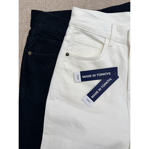 知己相逢 土耳其BOSSA高腰阔腿牛仔裤 梨型福音裤型 一米八大长腿既视感 商品图8