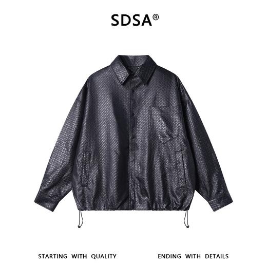 5019SDSA男装2026新款高贵轻奢韩版简约下摆松紧翻领夹克外套百搭上衣 商品图1