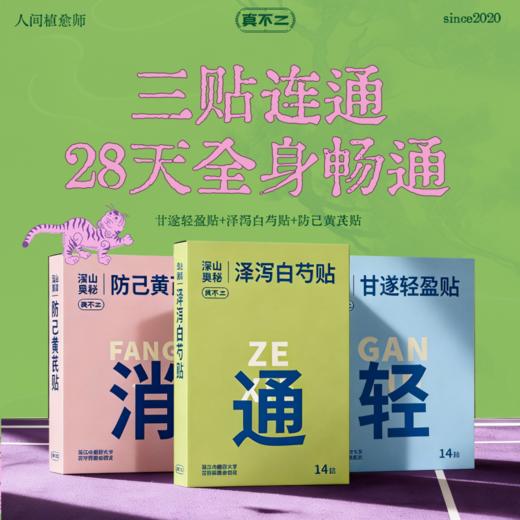 【大餐救星 全身贴贴套组】白芍腹贴+黄芪腿贴+轻盈腰贴（2个套组可选「14贴/盒」轻消通）Y 商品图1