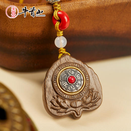 牛首山文创阴沉木菩提六顺挂件车载挂饰包挂平安健康招财新年礼物 商品图4