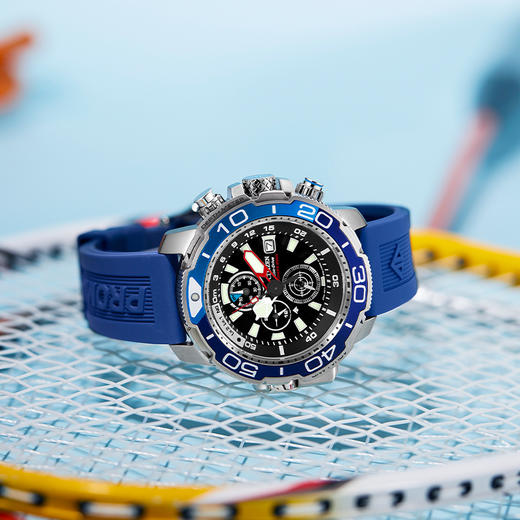 西铁城蓝宝石玻璃 不锈钢间DLC光动能表 BJ2169-08E 商品图2