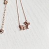 F020521美感十足blingbling的闪立体小蝴蝶项链 商品缩略图3