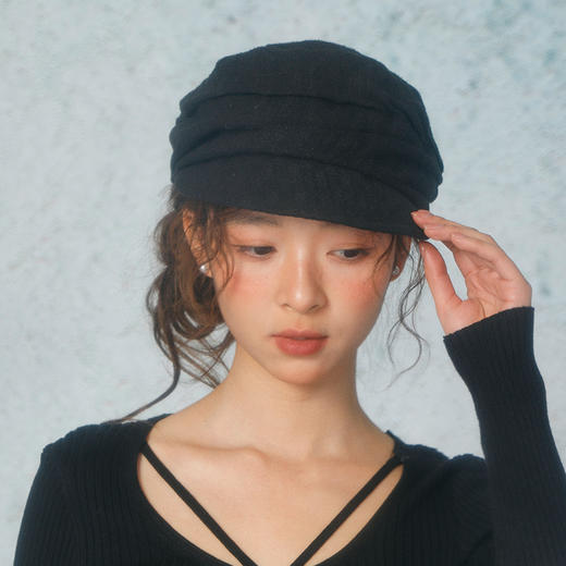 轻薄日系褶皱八角帽鸭舌帽-纪念日百货门店同款169146099 商品图0