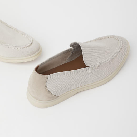 ROMI STUDIO“贵妇鞋”涤纶丝休闲平底一脚蹬乐福鞋RWCLP37111 商品图2